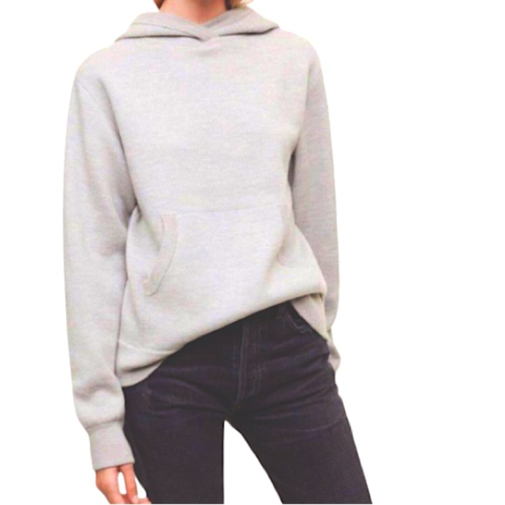 Wilfred  Wool Blend Hoodie Light Grey Sweater Size XS